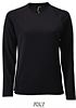 Camiseta Tecnica Manga Larga Mujer Sporty Sols - Color Negro